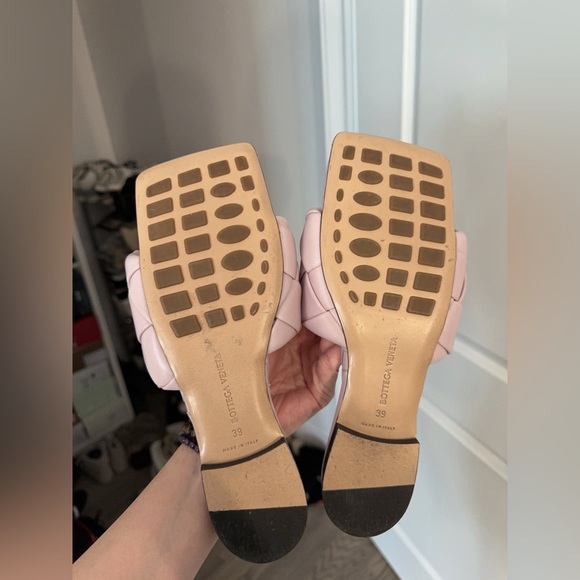 Bottega Veneta light pink/Purple Lido Flat Sandals Size9 - Picture 7 of 7